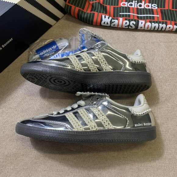 Adidas Samba x Wales Bonner Silver Metallic - Picture 3 of 8